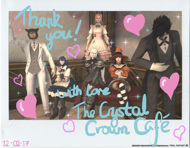 FFXIV Light Lich Roleplay Silver Valkyrie Events Crystal Crown Cafe Cheki Valentines Valentione&#39;s Alaine 12 02 2017