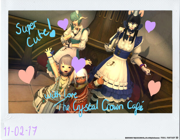 FFXIV Light Lich Roleplay Silver Valkyrie Events Crystal Crown Cafe Cheki Valentines Valentione's Moi and Hira 11 02 2017
