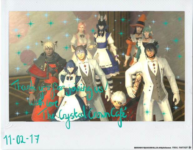 FFXIV Light Lich Roleplay Silver Valkyrie Events Crystal Crown Cafe Cheki Valentines Valentione's Murdoc 11 02 2017