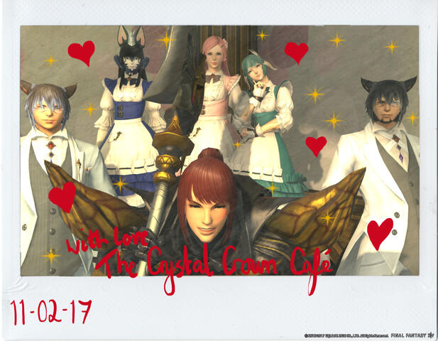 FFXIV Light Lich Roleplay Silver Valkyrie Events Crystal Crown Cafe Cheki Valentines Valentione&#39;s Red Maiden 11 02 2017