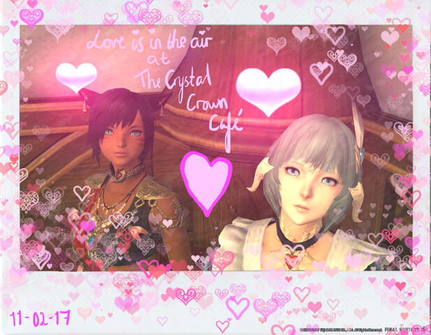 FFXIV Light Lich Roleplay Silver Valkyrie Events Crystal Crown Cafe Cheki Valentines Valentione's Solo 11 02 2017