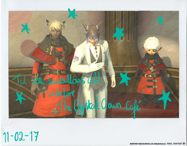 FFXIV Light Lich Roleplay Silver Valkyrie Events Crystal Crown Cafe Cheki Valentines Valentione's Murdoc 11 02 2017
