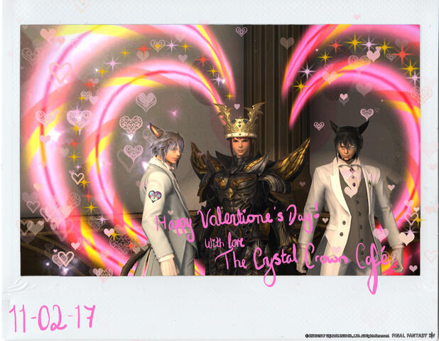 FFXIV Light Lich Roleplay Silver Valkyrie Events Crystal Crown Cafe Cheki Valentines Valentione&#39;s Red Maiden 11 02 2017