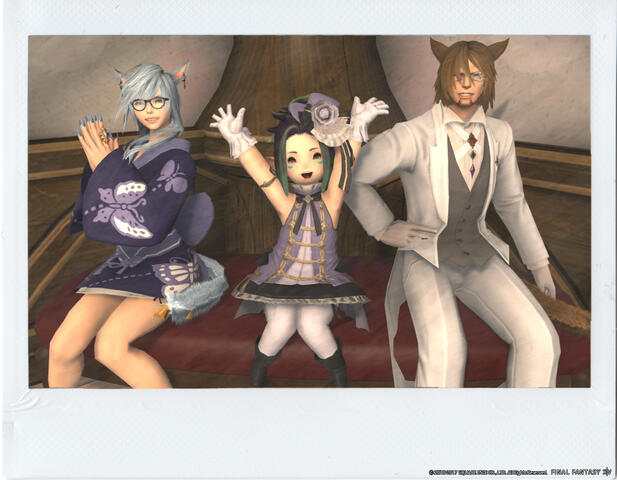 FFXIV Light Lich Roleplay Silver Valkyrie Events Crystal Crown Cafe Cheki Hinamatsuri Little Ladies&#39; Day Hiro Knives 04 03 2017