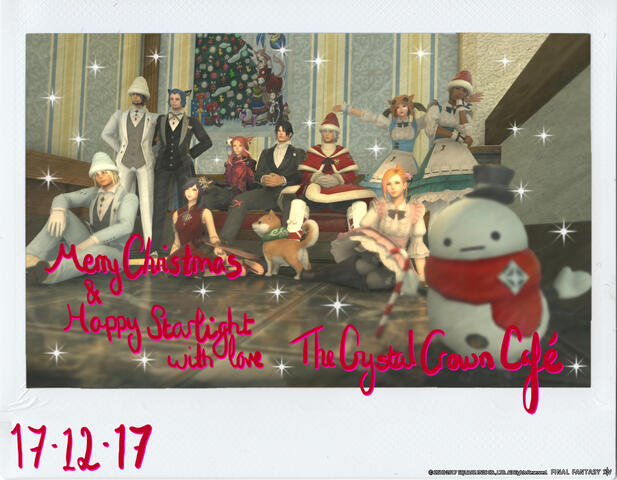 FFXIV Light Lich Roleplay Silver Valkyrie Events Crystal Crown Cafe Cheki Christmas Starlight 17 12 2017