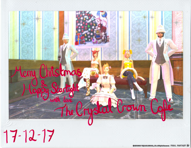 FFXIV Light Lich Roleplay Silver Valkyrie Events Crystal Crown Cafe Cheki Christmas Starlight 17 12 2017