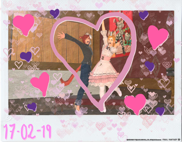 FFXIV Light Lich Roleplay Silver Valkyrie Events Crystal Crown Cafe Cheki Valentines Valentione's Evelin 17 02 2019