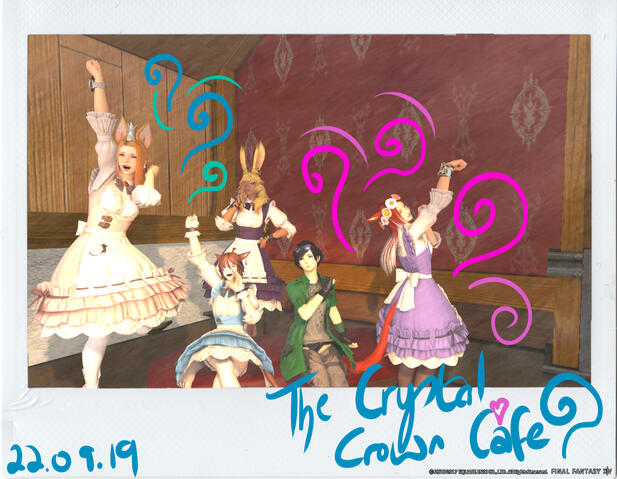 FFXIV Light Lich Roleplay Silver Valkyrie Events Crystal Crown Cafe Cheki Silver Valkyrie Birthday Navka 22 09 2019