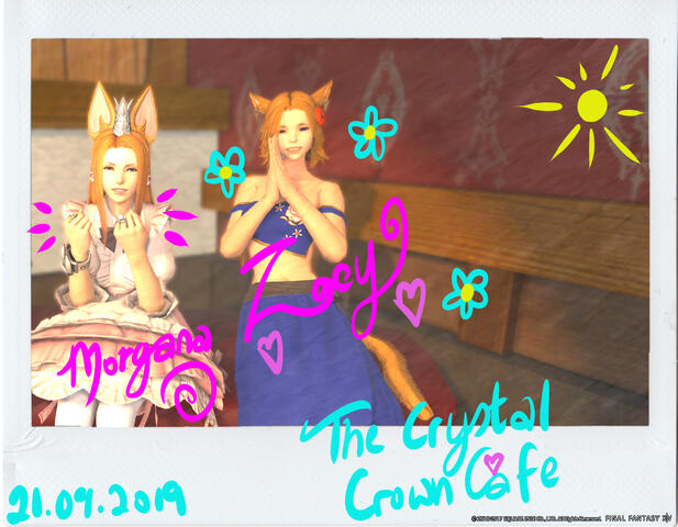 FFXIV Light Lich Roleplay Silver Valkyrie Events Crystal Crown Cafe Cheki Silver Valkyrie Birthday Zoey 21 09 2019