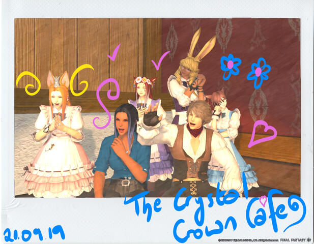 FFXIV Light Lich Roleplay Silver Valkyrie Events Crystal Crown Cafe Cheki Silver Valkyrie Birthday Group 21 09 2019