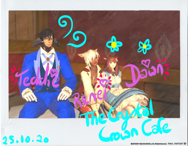 FFXIV Light Lich Roleplay Silver Valkyrie Events Crystal Crown Cafe Cheki Halloween All Saints&#39; Wake Renei 25 10 2020