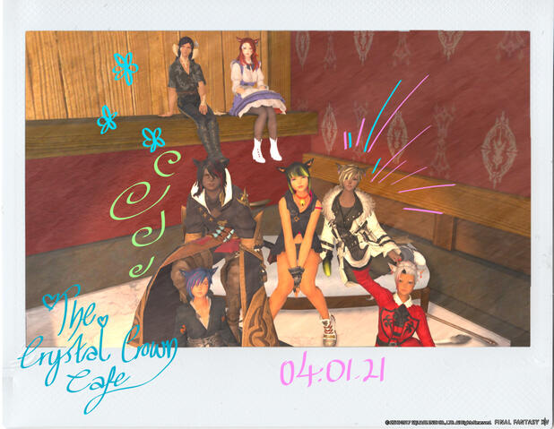 FFXIV Light Lich Roleplay Silver Valkyrie Events Crystal Crown Cafe Cheki New Years Heavensturn Sui and Friends 04 01 2021