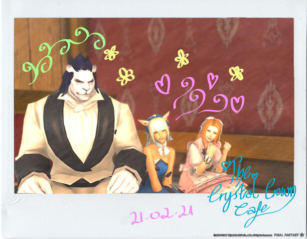 FFXIV Light Lich Roleplay Silver Valkyrie Events Crystal Crown Cafe Cheki Valentines Valentione&#39;s Visbo Zemla 21 02 2021