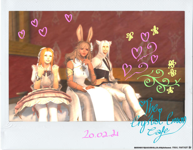 FFXIV Light Lich Roleplay Silver Valkyrie Events Crystal Crown Cafe Cheki Valentines Valentione&#39;s Arkana Shorinu 20 02 2021