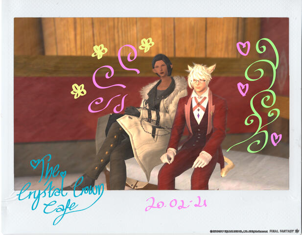 FFXIV Light Lich Roleplay Silver Valkyrie Events Crystal Crown Cafe Cheki Valentines Valentione&#39;s Vivienne 20 02 2021
