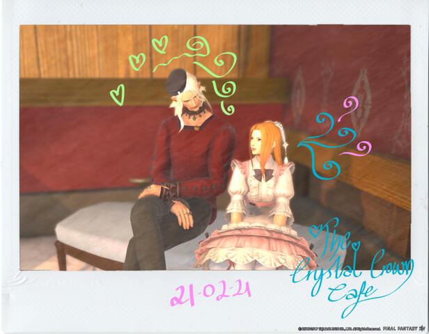 FFXIV Light Lich Roleplay Silver Valkyrie Events Crystal Crown Cafe Cheki Valentines Valentione&#39;s Gadriel 21 02 2021