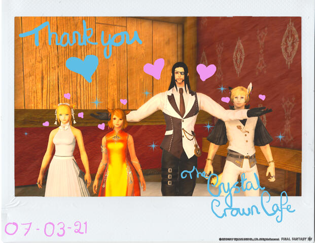 FFXIV Light Lich Roleplay Silver Valkyrie Events Crystal Crown Cafe Cheki Little Ladies Zemla Lana Taileh&#39;li 07 03 2021