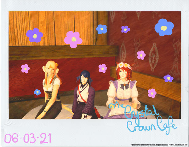 FFXIV Light Lich Roleplay Silver Valkyrie Events Crystal Crown Cafe Cheki Little Ladies Ehri Naoki 06 03 2021